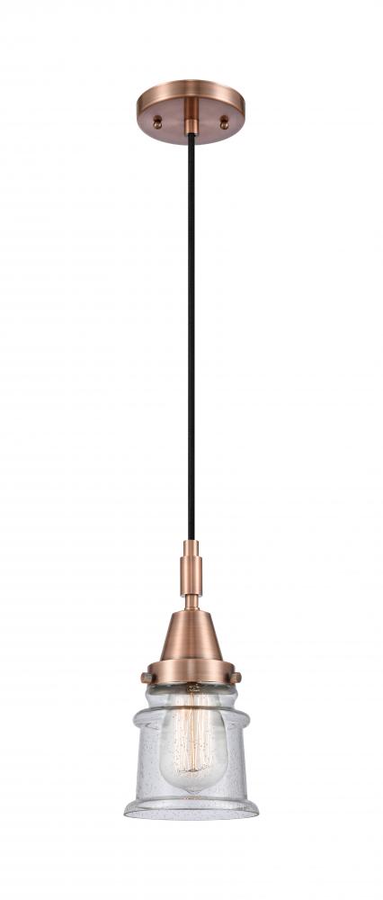 Canton - 1 Light - 7 inch - Antique Copper - Mini Pendant