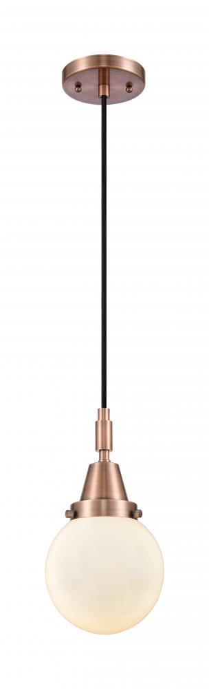 Beacon - 1 Light - 6 inch - Antique Copper - Mini Pendant