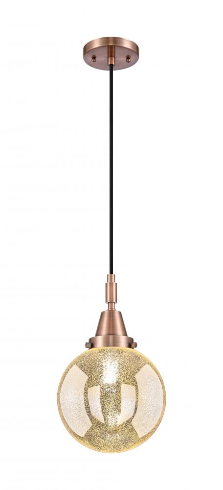 Beacon - 1 Light - 8 inch - Antique Copper - Mini Pendant