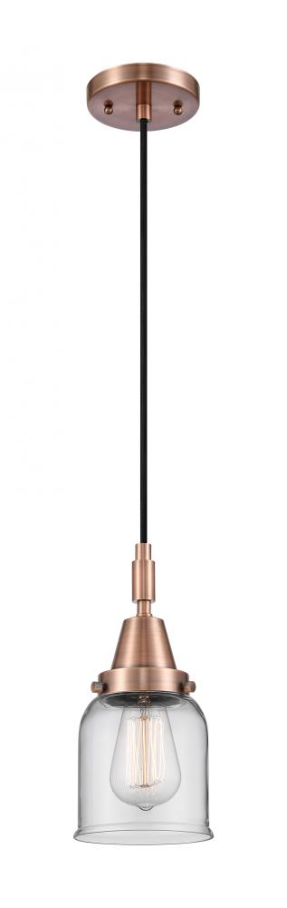 Bell - 1 Light - 5 inch - Antique Copper - Mini Pendant