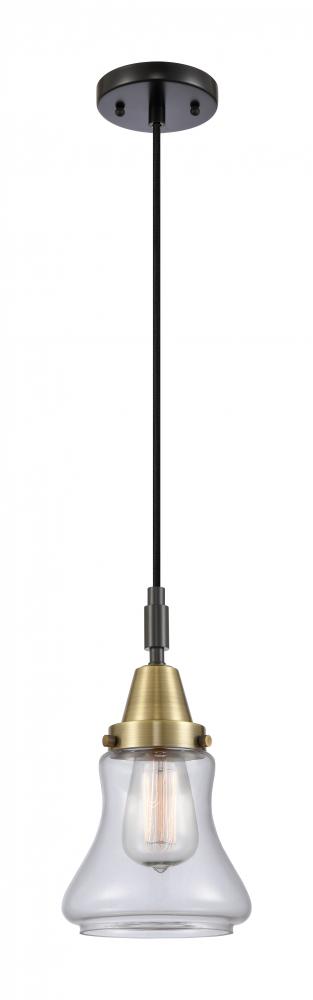 Bellmont - 1 Light - 7 inch - Black Antique Brass - Mini Pendant