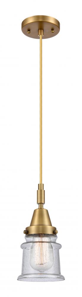 Canton - 1 Light - 7 inch - Brushed Brass - Mini Pendant