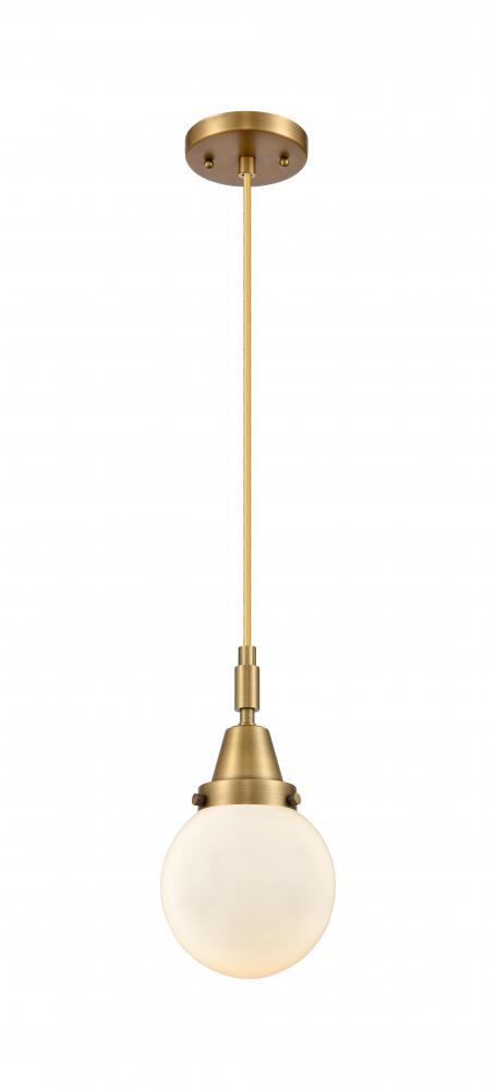 Beacon - 1 Light - 6 inch - Brushed Brass - Mini Pendant
