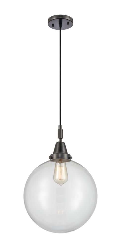 Beacon - 1 Light - 12 inch - Matte Black - Mini Pendant