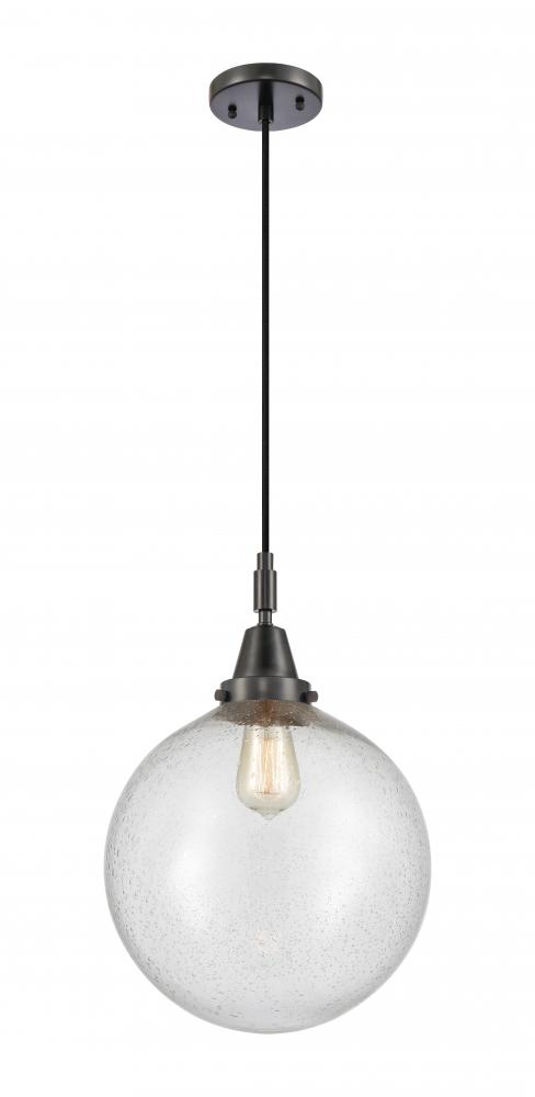 Beacon - 1 Light - 12 inch - Matte Black - Mini Pendant