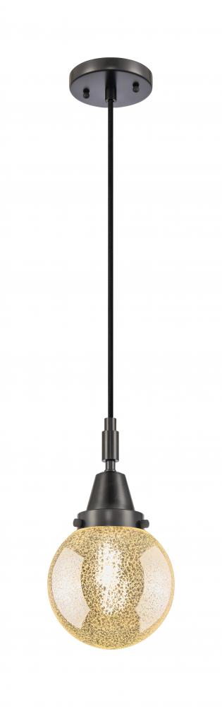 Beacon - 1 Light - 6 inch - Matte Black - Mini Pendant