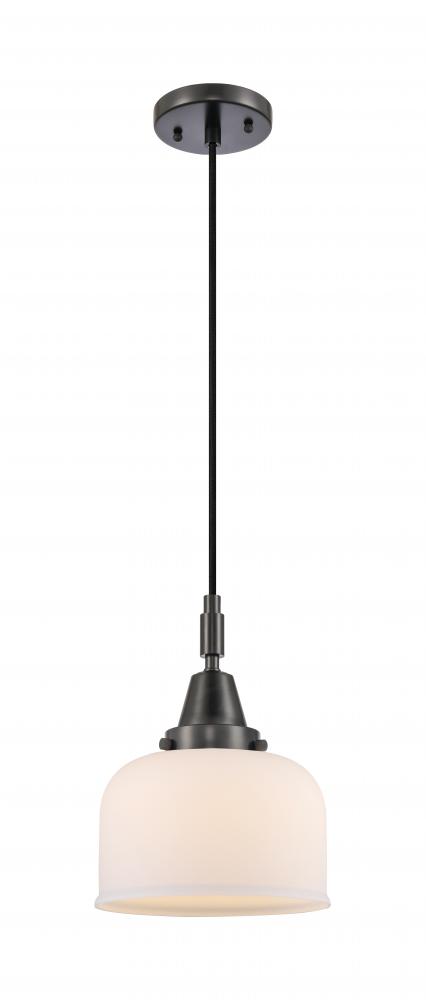 Bell - 1 Light - 8 inch - Matte Black - Mini Pendant