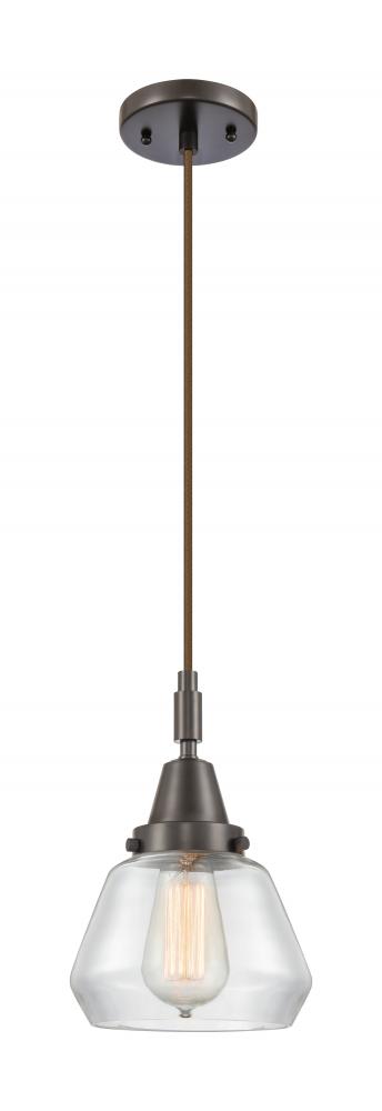 Fulton - 1 Light - 7 inch - Oil Rubbed Bronze - Mini Pendant