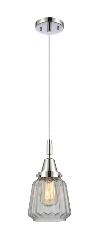 Chatham - 1 Light - 7 inch - Polished Chrome - Mini Pendant