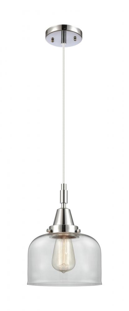 Bell - 1 Light - 8 inch - Polished Chrome - Mini Pendant