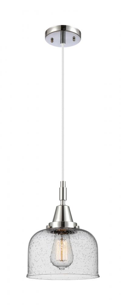 Bell - 1 Light - 8 inch - Polished Chrome - Mini Pendant