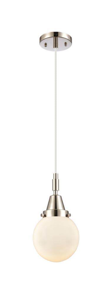 Beacon - 1 Light - 6 inch - Polished Nickel - Mini Pendant