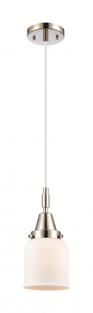 Bell - 1 Light - 5 inch - Polished Nickel - Mini Pendant