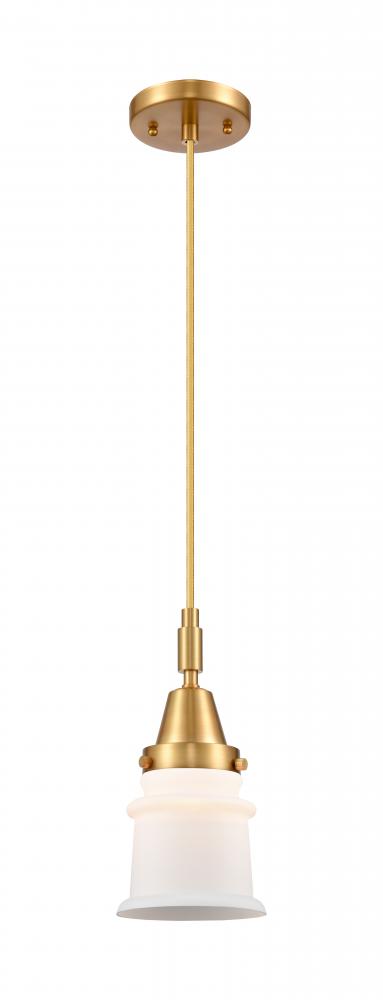 Canton - 1 Light - 7 inch - Satin Gold - Mini Pendant