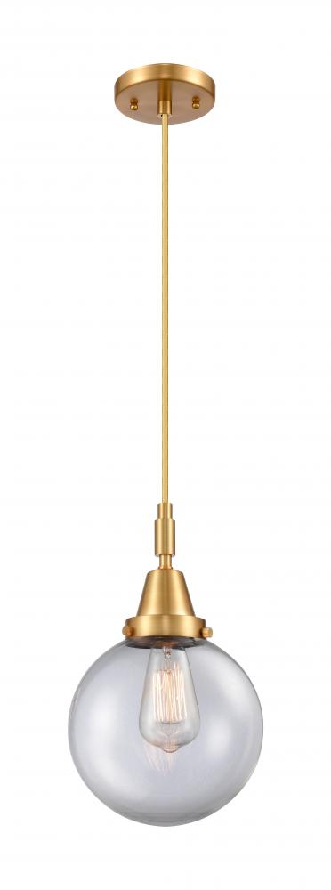 Beacon - 1 Light - 8 inch - Satin Gold - Mini Pendant