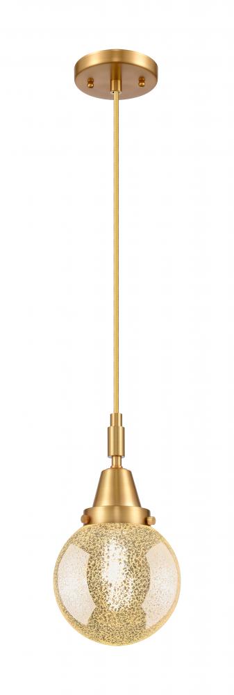 Beacon - 1 Light - 6 inch - Satin Gold - Mini Pendant