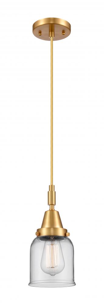 Bell - 1 Light - 5 inch - Satin Gold - Mini Pendant