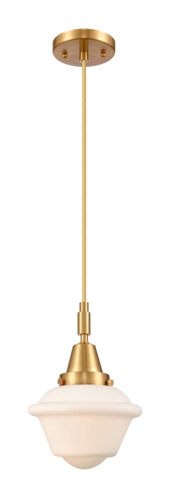 Oxford - 1 Light - 8 inch - Satin Gold - Mini Pendant