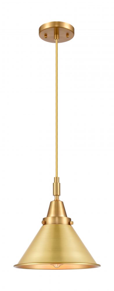 Briarcliff - 1 Light - 10 inch - Satin Gold - Mini Pendant