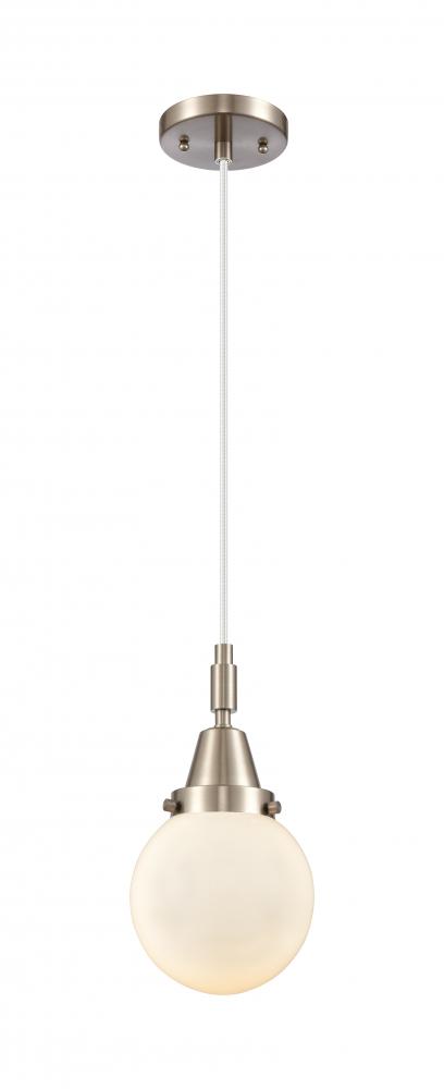 Beacon - 1 Light - 6 inch - Brushed Satin Nickel - Mini Pendant