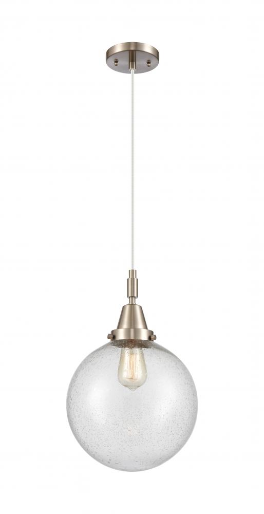 Beacon - 1 Light - 10 inch - Brushed Satin Nickel - Mini Pendant