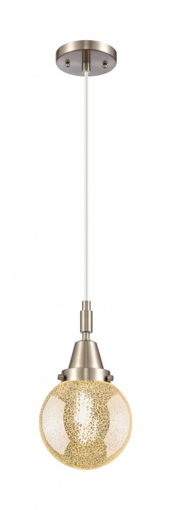 Beacon - 1 Light - 6 inch - Brushed Satin Nickel - Mini Pendant