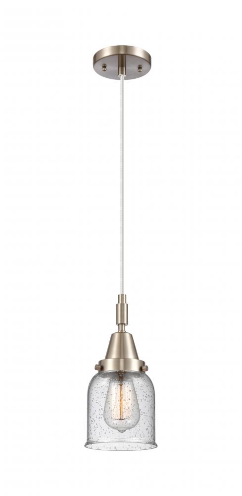 Bell - 1 Light - 5 inch - Brushed Satin Nickel - Mini Pendant