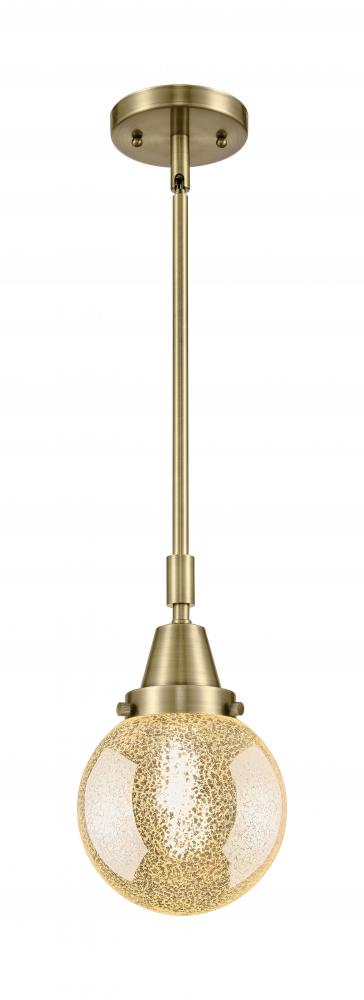 Beacon - 1 Light - 6 inch - Antique Brass - Mini Pendant