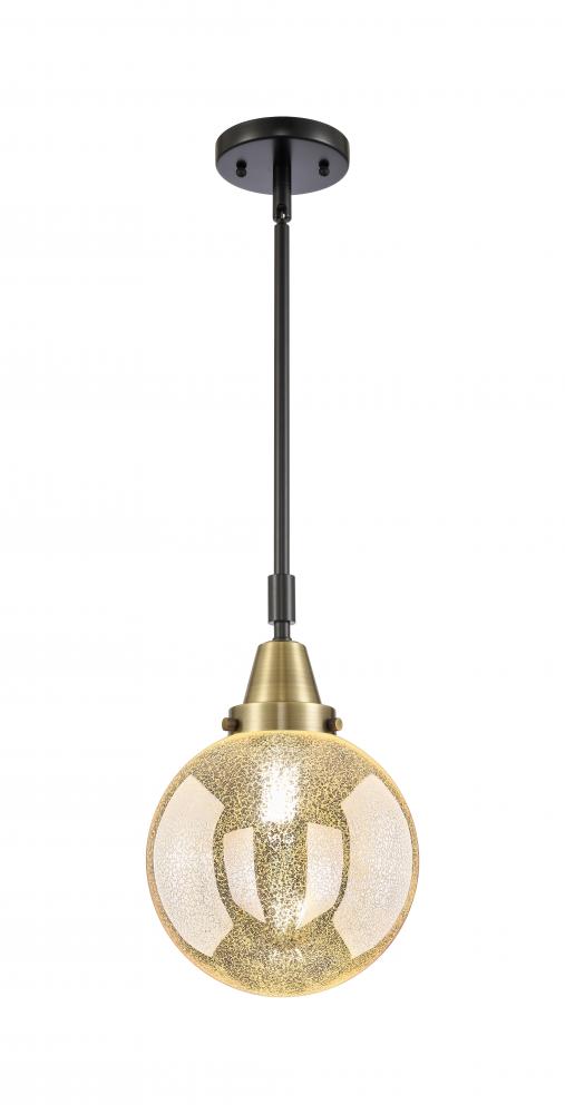Beacon - 1 Light - 8 inch - Black Antique Brass - Mini Pendant