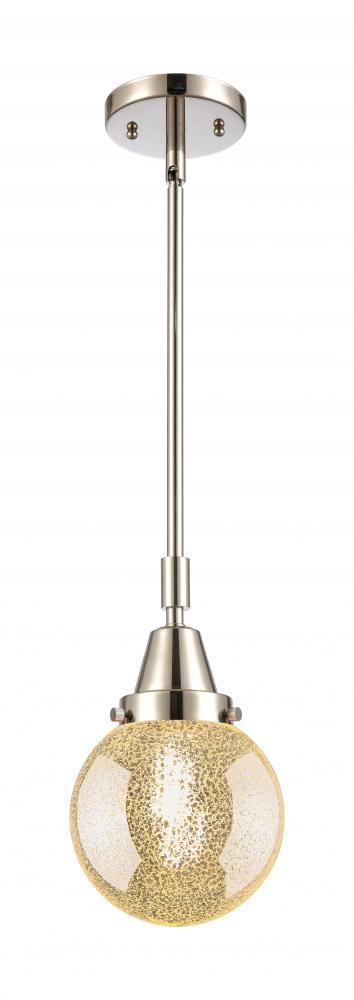 Beacon - 1 Light - 6 inch - Polished Nickel - Mini Pendant