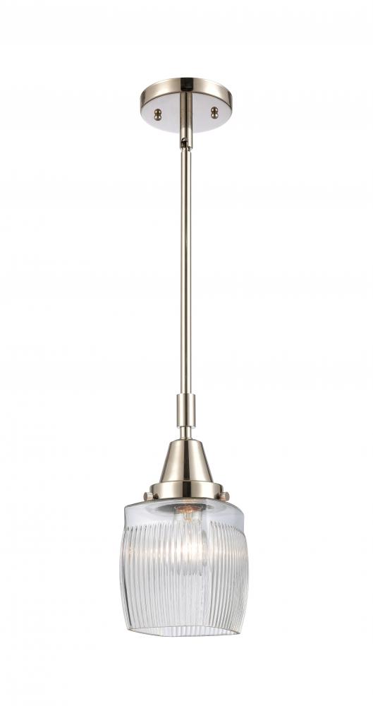 Colton - 1 Light - 6 inch - Polished Nickel - Mini Pendant