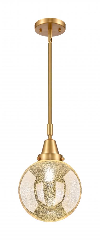 Beacon - 1 Light - 8 inch - Satin Gold - Mini Pendant