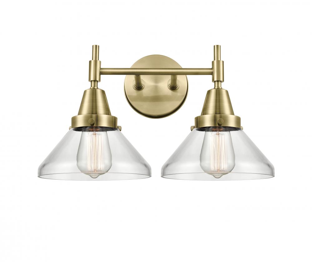Caden - 2 Light - 17 inch - Antique Brass - Bath Vanity Light