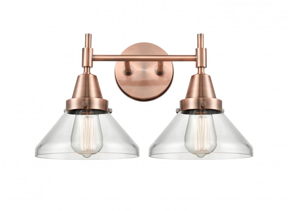 Caden - 2 Light - 17 inch - Antique Copper - Bath Vanity Light