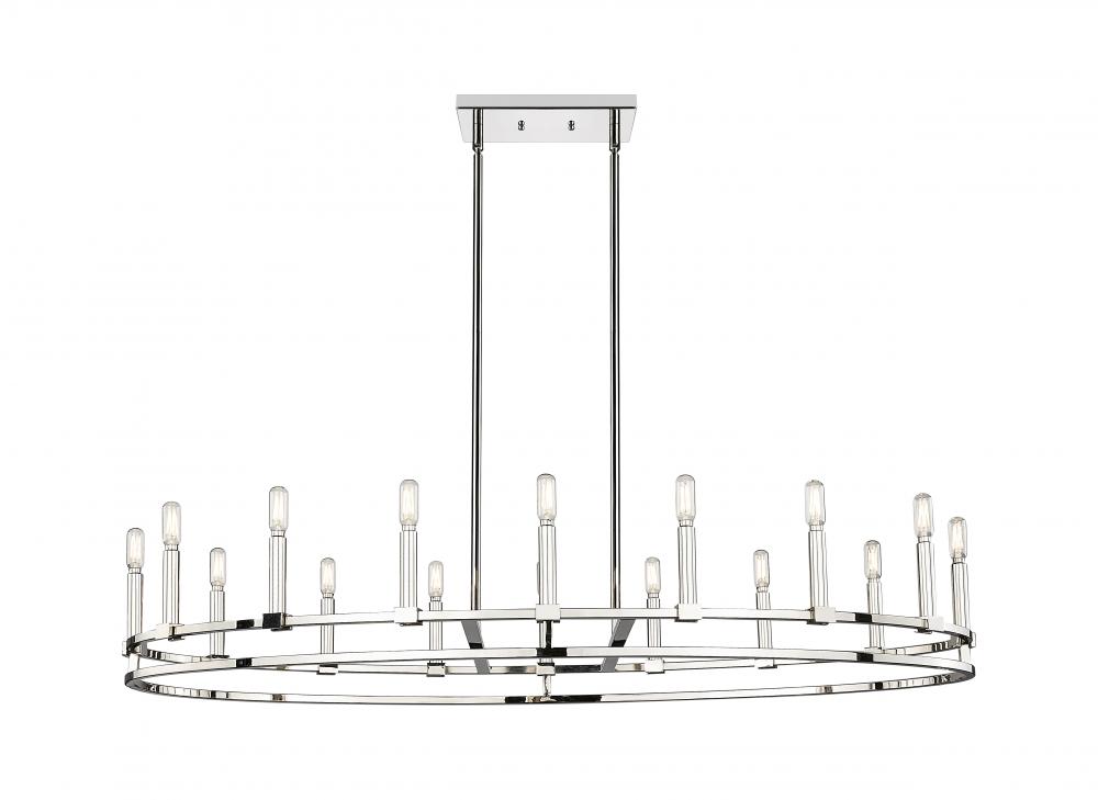 Lexington - 16 Light - 48 inch - Polished Nickel - Chandelier
