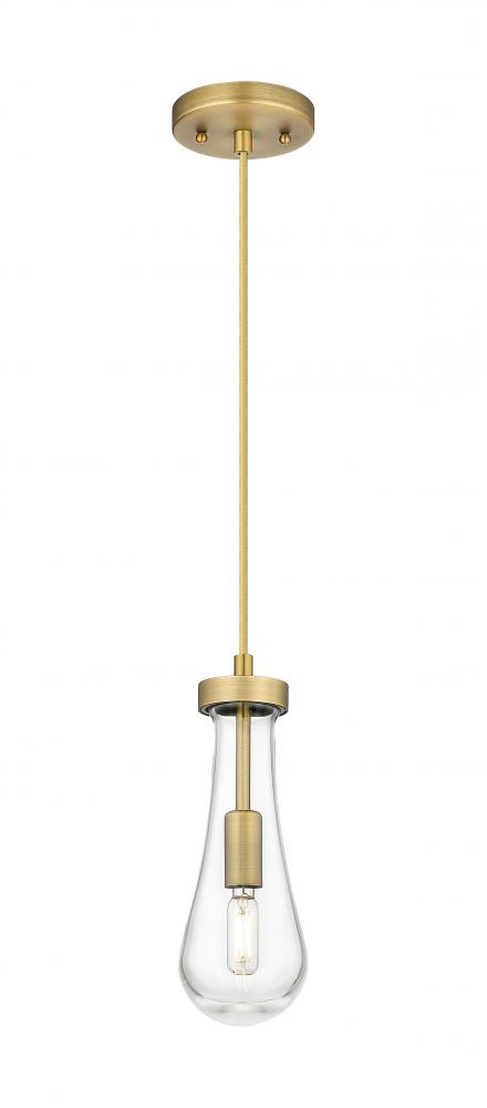 Owego - 1 Light - 5 inch - Brushed Brass - Pendant