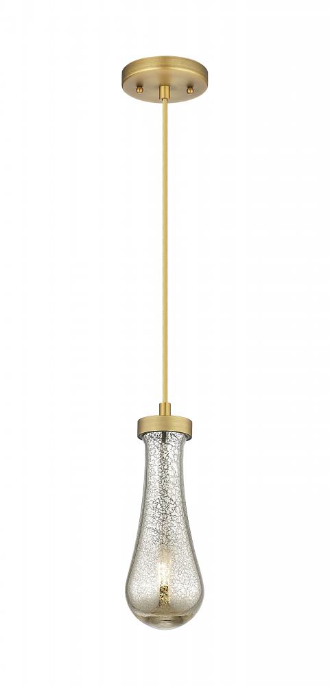 Owego - 1 Light - 5 inch - Brushed Brass - Pendant
