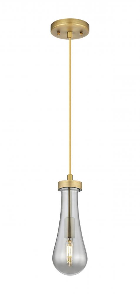 Owego - 1 Light - 5 inch - Brushed Brass - Pendant