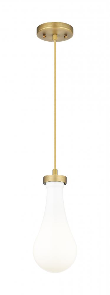 Owego - 1 Light - 5 inch - Brushed Brass - Pendant
