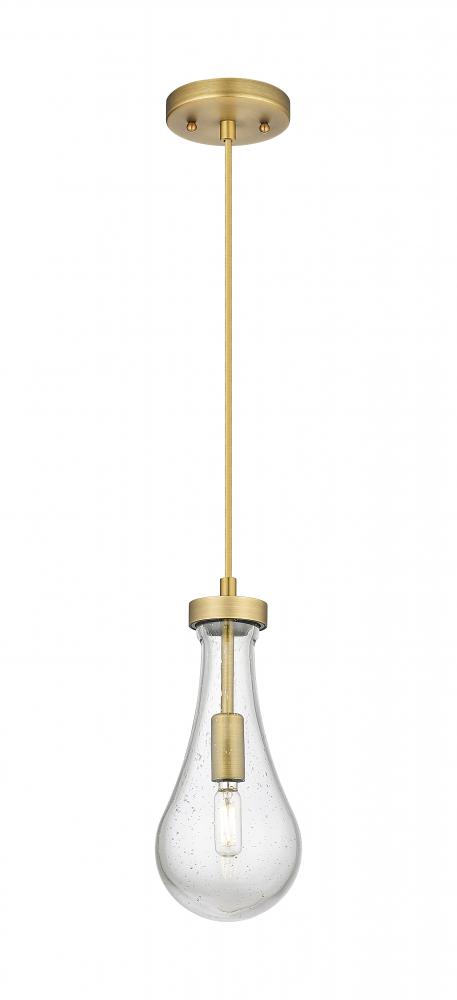 Owego - 1 Light - 5 inch - Brushed Brass - Pendant