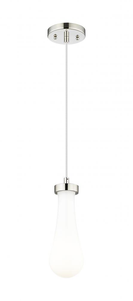 Owego - 1 Light - 5 inch - Polished Nickel - Pendant