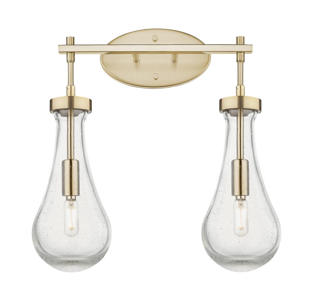 Owego - 2 Light - 17 inch - Champagne Bronze - Bath Vanity Light