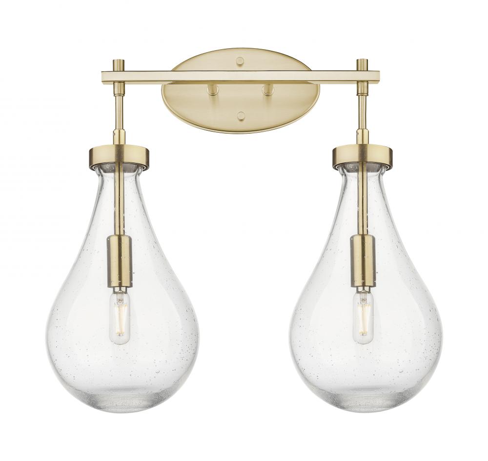 Owego - 2 Light - 17 inch - Champagne Bronze - Bath Vanity Light