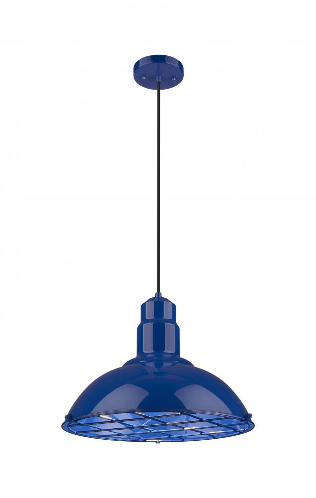 Langston - 1 Light - 16 inch - Blue - Cord hung - Pendant