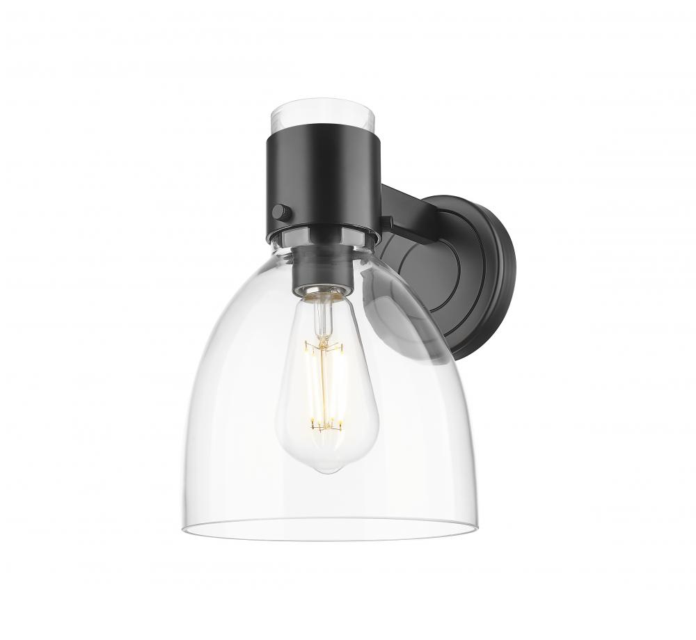 Lawton Bell - 1 Light - 8 inch - Matte Black - Sconce