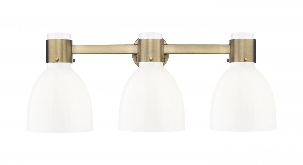 Lawton Bell - 3 Light - 27 inch - Brushed Brass - Bath Vanity Light