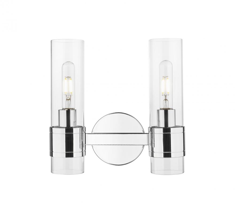 Arden - 2 Light - 14 inch - Polished Chrome - Bath Vanity Light