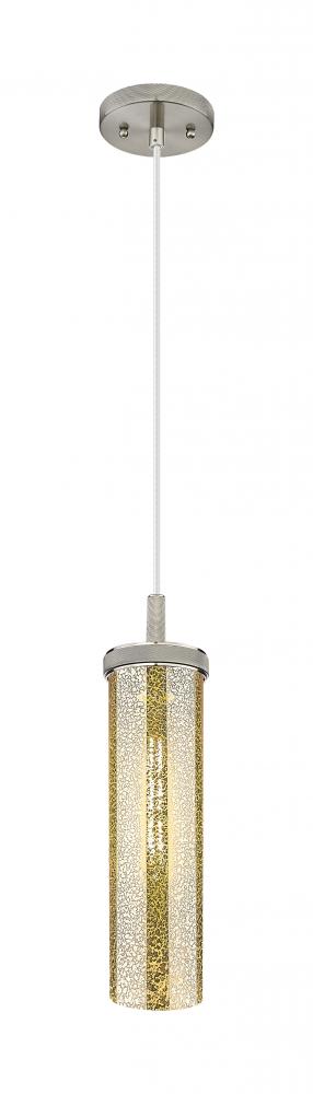 Lincoln - 1 Light - 4 inch - Satin Nickel - Cord Hung Pendant