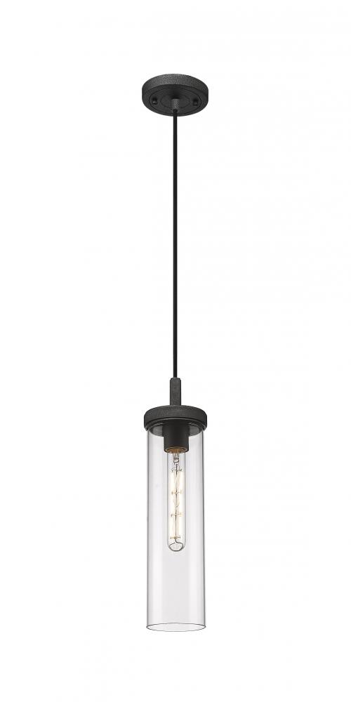 Lincoln - 1 Light - 4 inch - Weathered Zinc - Cord Hung Pendant