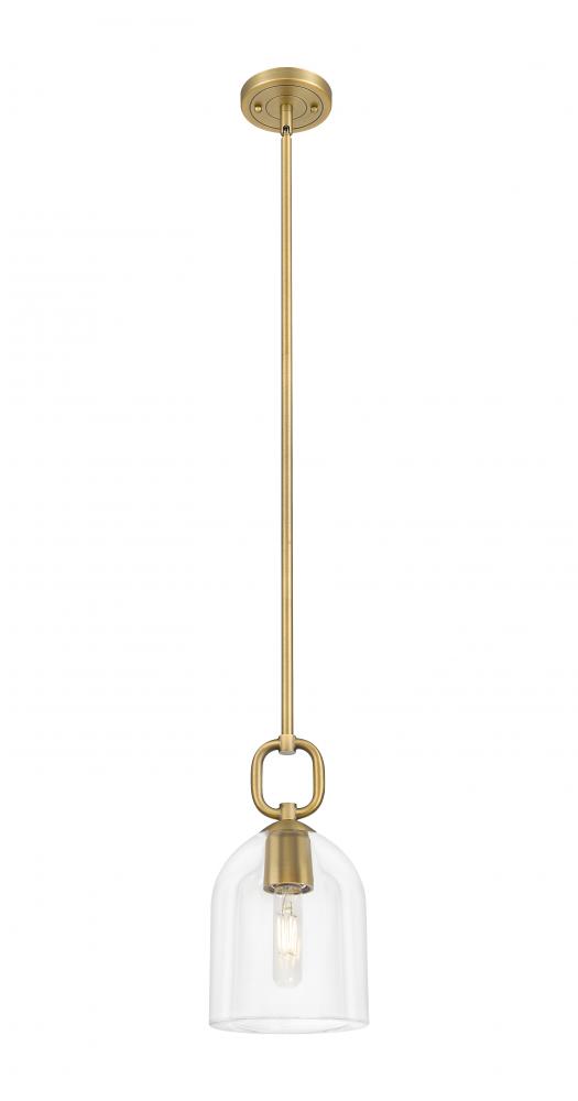 Hudson - 1 Light - 6 inch - Brushed Brass - Mini Pendant